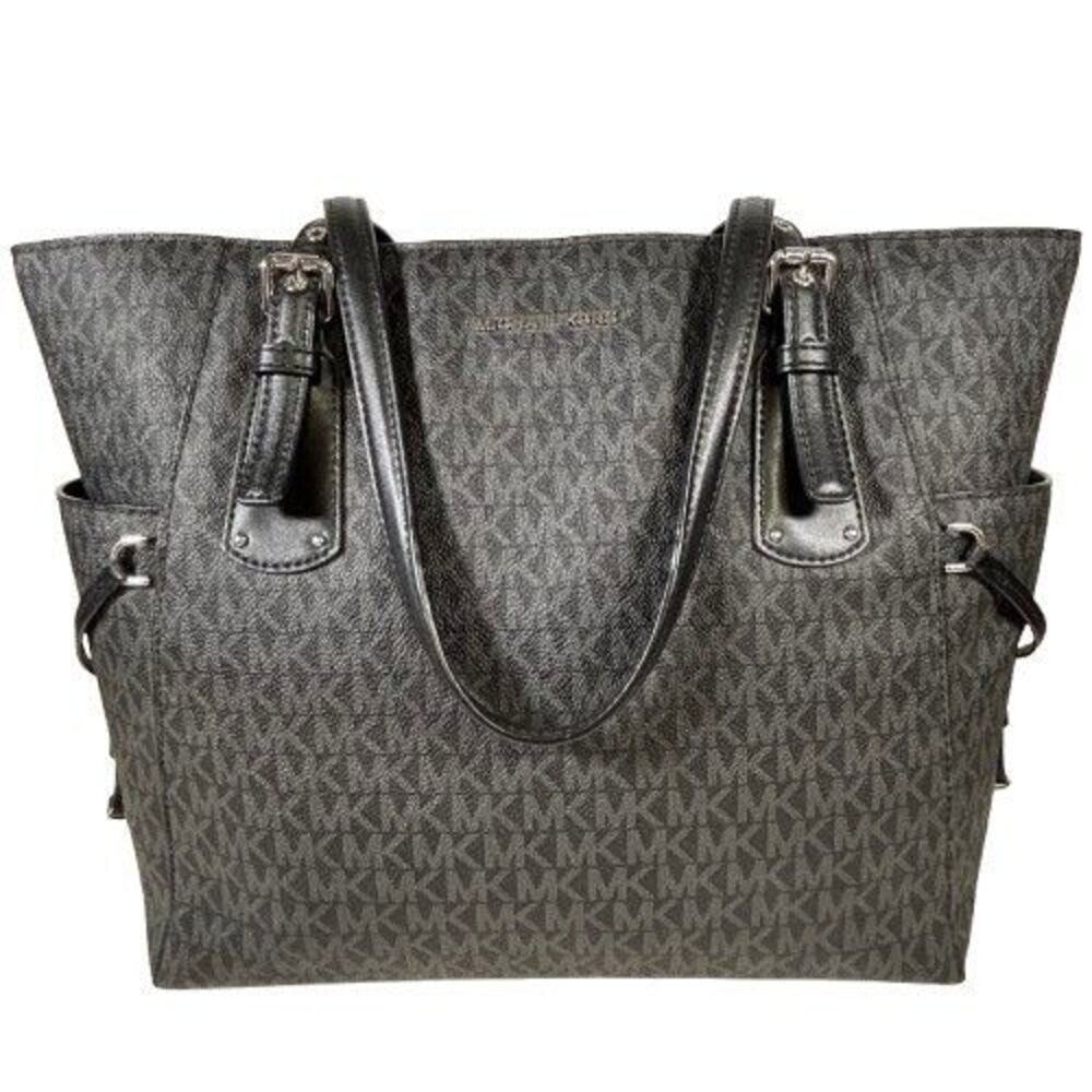 Michael Kors Voyager East West MK Signature Medium Tote Shoulder Bag Purse $298